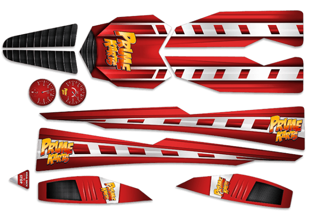 Sticker design for Prime Karts by CleverOgre