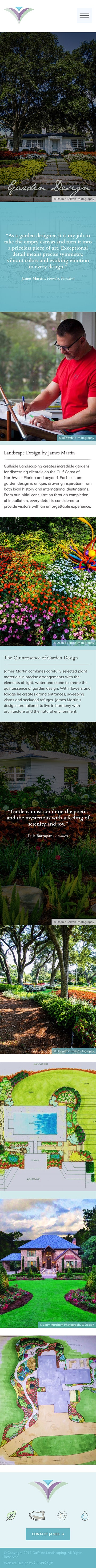 Pensacola Website Design for Gulfside Landscaping created by CleverOgre