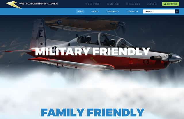 WFDA homepage header